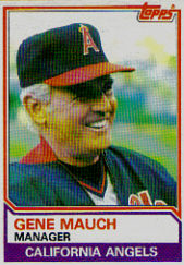 1983 Topps      276     Gene Mauch MG